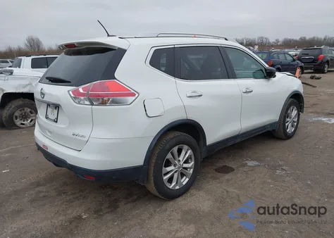 2016 Nissan Rogue Sv z USA, uszkodzony, nr VIN JN8AT2MV7GW154018